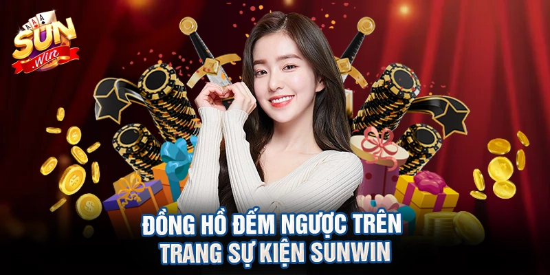 Đồng hồ đếm ngược trên trang sự kiện sunwin